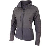 Isola Verde Golf IGLJKT1846 Donna Zip Sport contrasto leggermente imbottita Giacca trapuntata, Bedrock Grey, Taglia 16