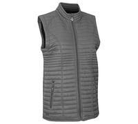 Isola Verde Golf IGLVST1905 signore Leggero termica traspirante imbottito Gilet Golf Top, Grey, 16