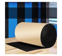 Isolamento acustico in schiuma fonoassorbente, pannelli in schiuma acustica spessi 2 cm, pannelli autoadesivi in schiuma a prova di uova per studi ufficio casa (colore: nero, dimensioni: 1 m)