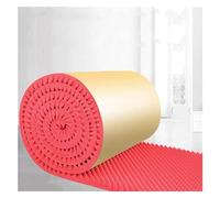 Isolamento acustico in schiuma fonoassorbente, spessore 7 cm, autoadesivo, pannelli fonoassorbenti in schiuma, facili da tagliare pannelli acustici (colore: rosso, dimensioni: 35 m)