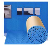 Isolamento acustico in schiuma, spessore 3 cm, pannelli fonoassorbenti resistenti al fuoco per studio acustico, pannelli fonoassorbenti autoadesivi per cassette delle uova (colore: blu, dimensioni: 25
