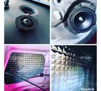 Isolamento Acustico Set per 4 Porte Alubutyl Anti Vibrazioni Vibration Tappeto