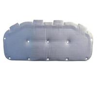 Isolamento auto Per VW Per T-Roc A11 D11 2017-2023 Cofano Motore Suono Pad Auto Isolamento Termico In Cotone Copertura Insonorizzata Accessori Interni Copertura insonorizzante(Argento)