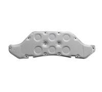 Isolamento cofano Accessori Per Auto Cofano Motore Isolamento Termico Insonorizzato Cotone Con Fibbia Per Toyota Per RAV4 2013-2017 Tappetino Isolante Motore(Argento)