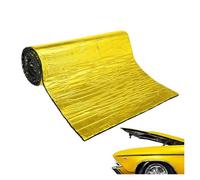 Isolamento Del Motore 1 Rotolo 50*200 Cm Isolamento Acustico Per Auto Fonoassorbente Camion Antirumore Isolamento Acustico Cotone Calore Schiuma Fonoassorbente Celle Chiuse(Gold 500x1000x5mm)