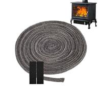 Isolamento elastico resistente ad alta temperatura della guarnizione della | Guarnizioni per porta stufa a legna da 2 metri per camino inserto forno tubo forno griglia fuoco