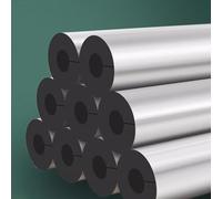 Isolamento idraulico for la conservazione del calore durante l'inverno,1 tubo di schiuma isolante for tubi dell'acqua for esterni,coperture for in alluminio(3x0.6in)