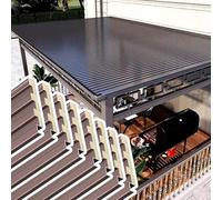 Isolamento in alluminio, Confezione da 1/2/5/8 fogli di copertura in alluminio ondulato in poliuretano(8pcs,0.9m/3ft)