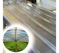 Isolamento in alluminio, Lastre ondulate for tetti Pannelli trasparenti for tetti Confezione da 3(12pcs,3x5.6ft/90x170cm)