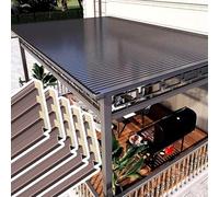 Isolamento in alluminio, Pannelli for coperture in alluminio di diverse dimensioni da 0,8 a 1,5 m for pergolato e patio(5pcs,1m/3.3ft)