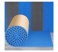 Isolamento in schiuma insonorizzante, 1 x 5 m, pannello da parete in schiuma di cotone per isolamento acustico, pannelli acustici autoadesivi per macchine per tubi da studio domestico (colore: blu,