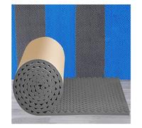 Isolamento in schiuma insonorizzante, 1 x 5 m, pannello da parete in schiuma di cotone per isolamento acustico, pannelli acustici autoadesivi per macchine per tubi da studio domestico (colore: grigio,