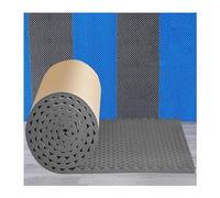 Isolamento in schiuma insonorizzante, 1 x 5 m, pannello da parete in schiuma di cotone per isolamento acustico, pannelli acustici autoadesivi per macchine per tubi da studio domestico (colore: grigio,