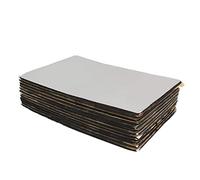 Isolamento per auto, 9/12 pezzi, spessore 10/8/6/3 mm, tappetino fonoassorbente per auto, isolamento termico e acustico, in schiuma a celle chiuse, 50 x 30 cm (9 pezzi, 30 x 50 x 0,8 cm)