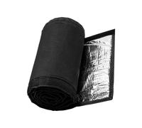 Isolamento per tubi HVAC - Copertura in rame a tre strati migliorata, con cerniera con 4 cinghie | 72 X 10,24 pollici Grande protezione canale, condizionatore esterno e manicotto per