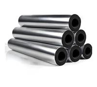 Isolamento per tubi in schiuma di alluminio ad alta densità, diametro interno 22-219 mm, coperture nere per tubi dell'acqua all'aperto, unità AC, attrezzature per esercizi e resistente alle intemperie