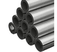 Isolamento per tubi, involucro isolante per tubi esterni per protezione dal gelo invernale, schiuma di protezione antigelo per linea dell'acqua, tubo in gomma ad alta densità pre-fessura, 110 mm x 15