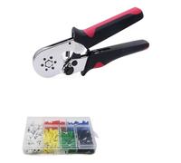 isolamento, Pinze for crimpatura di terminali VE e TE con lacci for tubi Min 0,08 mm Max 16 Set utensili manuali Crimpatrice for elettricisti