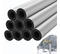 Isolamento Tubi Autoadesivo con Foglio Alluminio Guaina Isolante Tubi, per Riscaldamento, Climatizzazione e Solare Termico | Protezione Antigelo e Ignifugo(22mm*30mm*95cm)