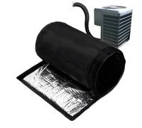 Isolamento Tubo Condizionatore Aria - Tubo Di Riduzione Del Calore Tubo AC, Avvolgimento Di Ventilazione Flessibile | Accessorio Per Copertura Del Tubo Di Scarico A Prova Della Polvere Concetto