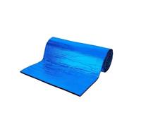 Isolamento Veicolo Cuscinetti Autoadesivi In Schiuma Di Alluminio Per Isolamento Termico Acustico Auto Cofano(50x100x0.5)