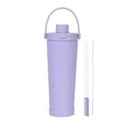 isolante, a prova di perdite, con cannuccia, 830 ml, grande da caffè isolata - per escursioni, viaggi, attività all'aperto, picnic, guida, palestra, ufficio, scuola, pendolarismo, tè