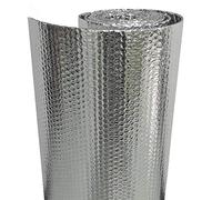 isolante in foglio di alluminio autoadesivo, Pellicola isolante autoadesiva a doppia bolla in alluminio, diverse dimensioni(1mx10m)