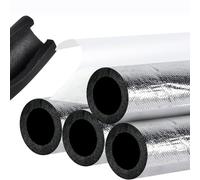 Isolante per Tubature per Protezione Solare, Manicotto Isolante in Foglio Di Alluminio Tubo Isolante in Esterni per Tubi Esterni, Attrezzature Fitness E Mobili ID 27 48 76mm(34mmIDx30mmx95cm)