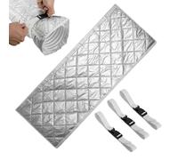 Isolante portatile per tubo AC, involucro di copertura per condotto, scudo termico resistente alle intemperie, 150 x 55 cm, strato in schiuma flessibile, esterno resistente ai raggi UV, ideale per