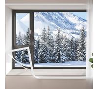 Isolante Termico per Finestre,Pellicola Trasparente Protezione dal Freddo Tende Antifreddo e Anticaldo per Mantenere Calde Le Guarnizioni di Porte e Finestre