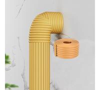 Isolante tubi Condizionatore，Rivestimento tubi Climatizzatore，Avvolgimento di Tubi Esterni, Materiale in Cotone Isolante Termico, Antigelo, Protezione Solare, Calore, Isolamento Acustico(Yellow)