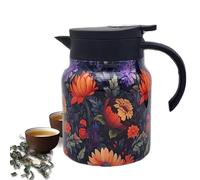 isolata, da caffè isolata - floreale da 1000 ml in acciaio - con infusore per il capodanno cinese e San