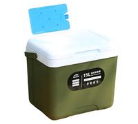 Isolata - Dispositivo Di Raffreddamento Portatile Per Il Pranzo | Raffreddatore Da 13,6 Qt, Contenitore Per Il Ghiaccio, Scatola Isolante Rigida Con Capacità Elevata Per Bevande, Bevande, A
