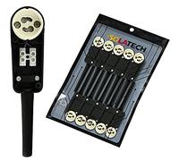 ISOLATECH 10pcs GU10 presa con scatola di giunzione LED lampadine a risparmio energetico (max.250V/2A) lampadine casa incasso soffitto cucina bagno presa accessori