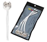 ISOLATECH 3x Portalampada MR16 GU5.3 in ceramica Max.250V/2A LED | Per le lampadine a risparmio energetico, Resistente al calore, Per la casa, l'illuminazione, la cucina e il bagno