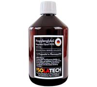 ISOLATECH Glicole Propilenico 0,5L (500ml) 99,9% Grado Farmaceutico | Per Alimenti e Cosmetici | Incolore, Inodore | 1,2 Propandiolo | Prodotto in Germania