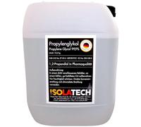 ISOLATECH Glicole Propilenico 5L Tanica 99,9% Grado Farmaceutico | Per Alimenti e Cosmetici | Incolore, Inodore | 1,2 Propandiolo | Prodotto in Germania