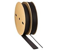 ISOLATECH guaina termorestringente Ø10 mm 50 m, nera con adesivo 3:1, poliolefina per isolamento cavi e connessioni saldate, resistente ai raggi UV, senza scritte, al metro