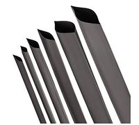 ISOLATECH Guaina Termorestringente Ø4inch (100mm) x 50ft (15m) 2:1 | Nero, Poliolefina, Senza Adesivo, Senza Scritte, Resistente ai Raggi UV, Isolamento di Cavi