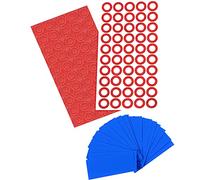 ISOLATECH PVC termorestringente 2:1 blu lunghezza 72mm e 50pz isolatori batteria per 18650 batterie ricaricabili condensatore cavo elettrico isolamento riparazione non etichettato