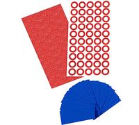 ISOLATECH PVC termorestringente 2:1 blu scuro lunghezza 72mm e 50pz isolatori batteria per 18650 batterie ricaricabili condensatore cavo elettrico isolamento riparazione non etichettato