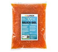 ISOLATECH Silica Gel rigenerabile, essiccante arancione, 400 g, sacchetto di gel di silice come gel di silice deumidificatore, Adatto anche come essiccatore per filamenti
