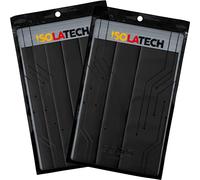 ISOLATECH tubo termorestringente 3:1 senza adesivo nero Ø18mm 1,0 metri in 5pz x 20cm e Ø30mm 0,6 metri in 3pz x 20cm per isolamento USB resistente ai raggi UV riparazione non etichettata