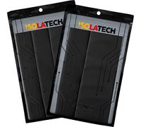 ISOLATECH tubo termorestringente 3:1 senza adesivo nero Ø30mm 0,6 metri in 3pz x 20cm e Ø40mm 0,4 metri in 2pz x 20cm per isolamento USB resistente ai raggi UV riparazione non etichettata