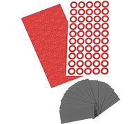 ISOLATECH tubo termorestringente in PVC 2:1 grigio lunghezza 72mm e 50pz isolatori batteria per 18650 batterie ricaricabili condensatore cavo elettrico isolamento riparazione non etichettato