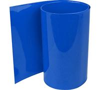 ISOLATECH Tubo termorestringente in PVC a metraggio blu scuro senza adesivo Dimensioni piatte 30mm (Ø19,1mm) 10 metri 2:1 Set per l'isolamento di batterie 18650 non etichettato (Ø19,1mm 10 metri)