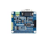 Isolated RS485 RS232 Expansion Hat Board for Raspberry Pi Series, Control Via SPI, Overcurrent/Overvoltage Proof