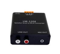 Isolatore Audio, Attenuatore di Isolamento A Massa Comune Audio, Amplificatore di Potenza da Alto A Basso, Livello Altoparlante su Uscita di Linea