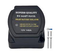 Isolatore Batteria Intelligente 12V,Isolatore Accumulatore | di Protezione Sicurezza per Circuiti Stabilizzatori in Auto Atv Yacht Veicoli Ricreazione