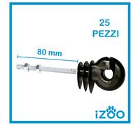 ISOLATORE CON DADI PER RECINTO ELETTRICO ISOLATORI FILO CORDA RECINZIONE ANELLO